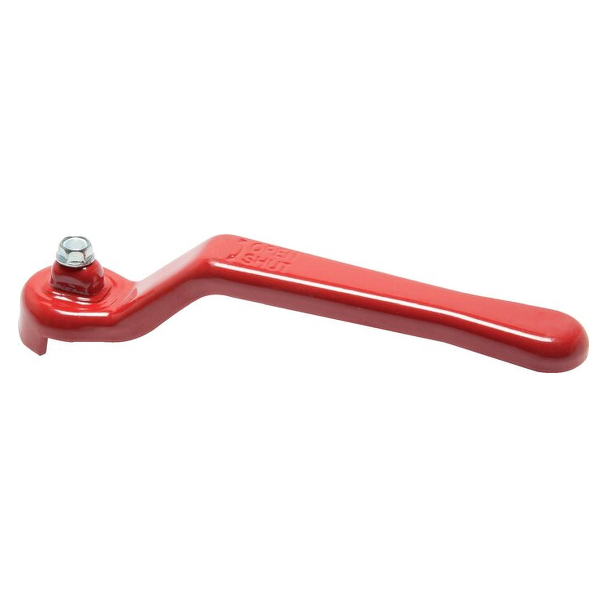 Kombigriff für Kugelhähne, Größe 4, Standard, Stahl verzinkt und lackiert, rot