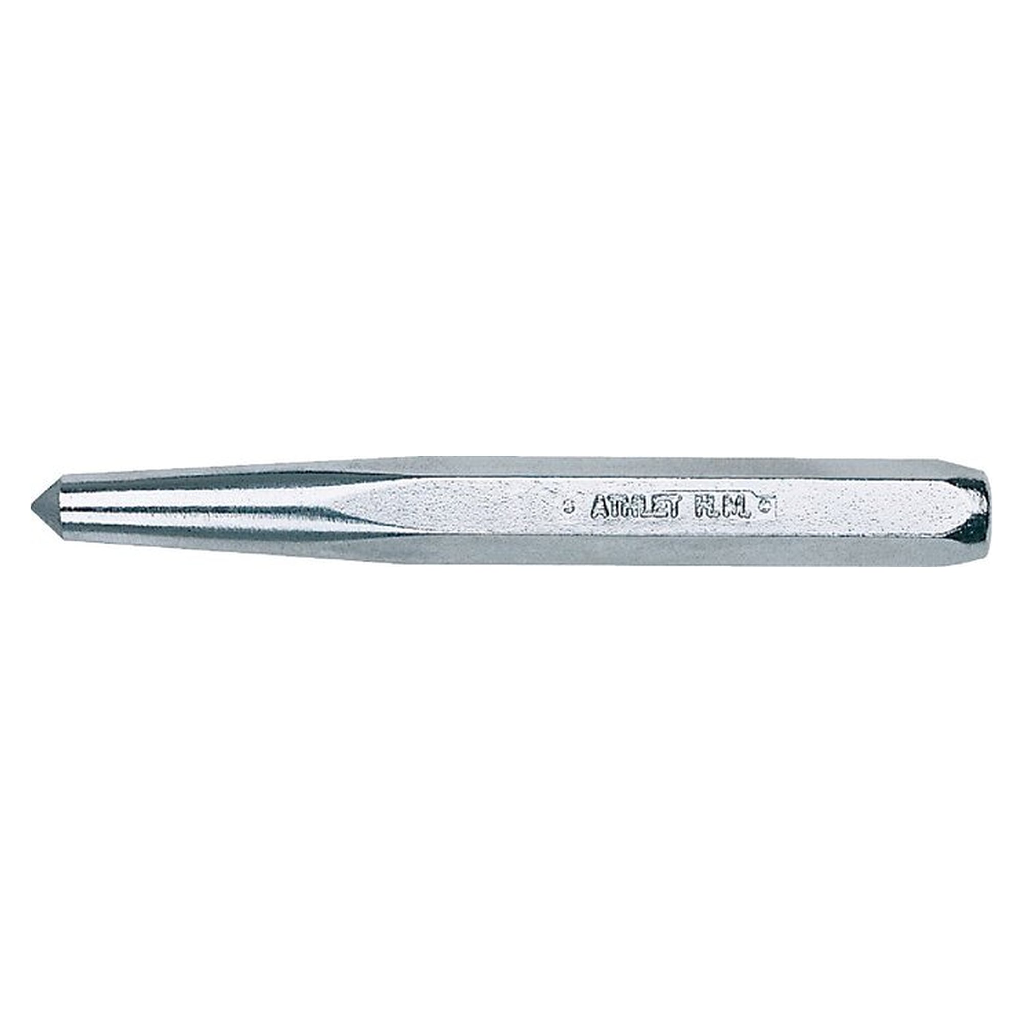 Centre punch (120 x 12 mm) with a carbide tip, made of special steel