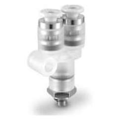 SMC KPGU04-02. Male Branch for Air Drive System - KPQU/KPGU