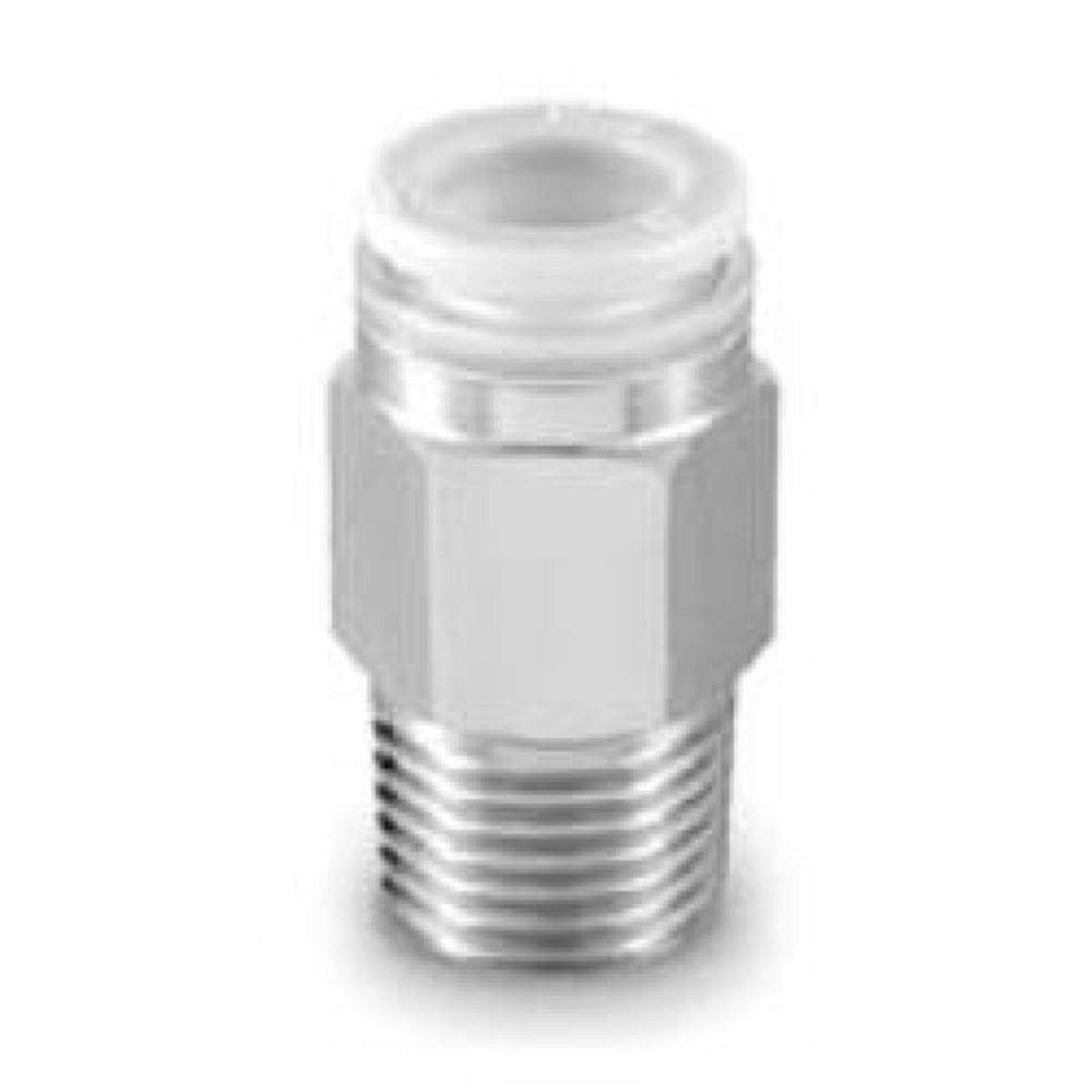 SMC KPQH08-01. Male Connector for Air Drive System - KPQH/KPGH