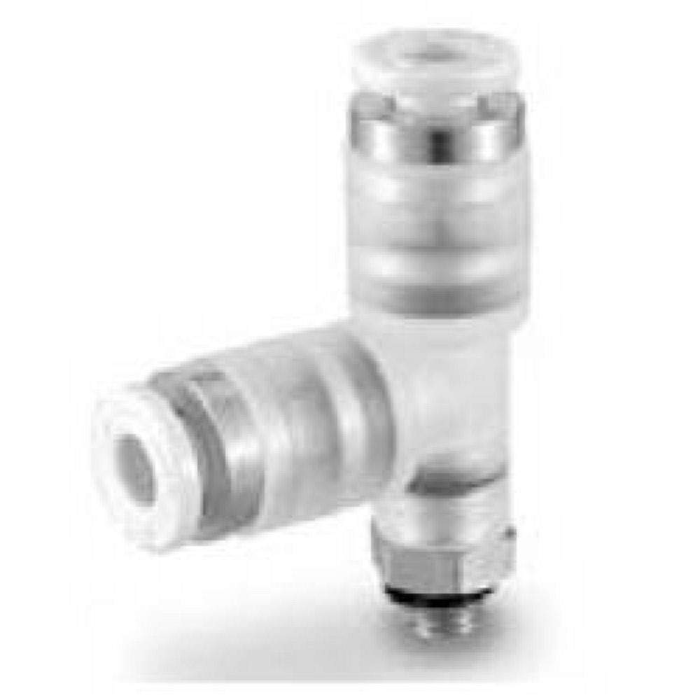 SMC KPQY06-02. Male Run Tee for Air Drive System - KPQY/KPGY