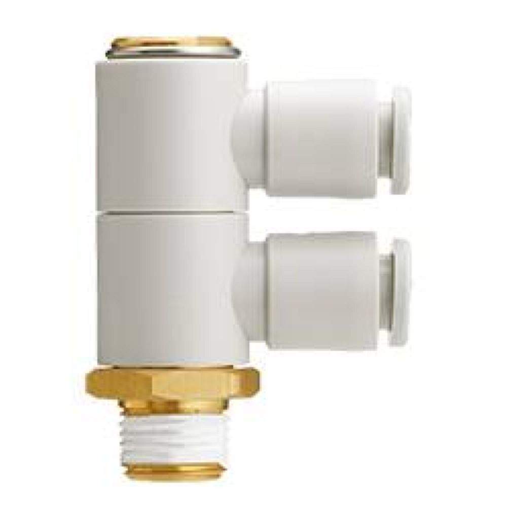 SMC KQ2VD08-03NS. Double Universal Male Elbow - KQ2VD