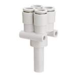 SMC KQ2XD04-06A. Y-Steckabzweiger, 4-fach - KQ2XD