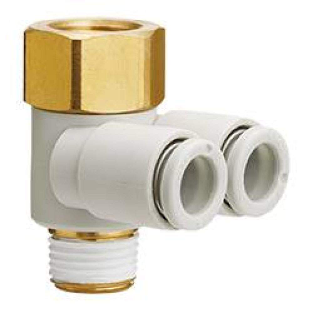 SMC KQ2ZF04-M5N. Branch Universal Female Elbow - KQ2ZF