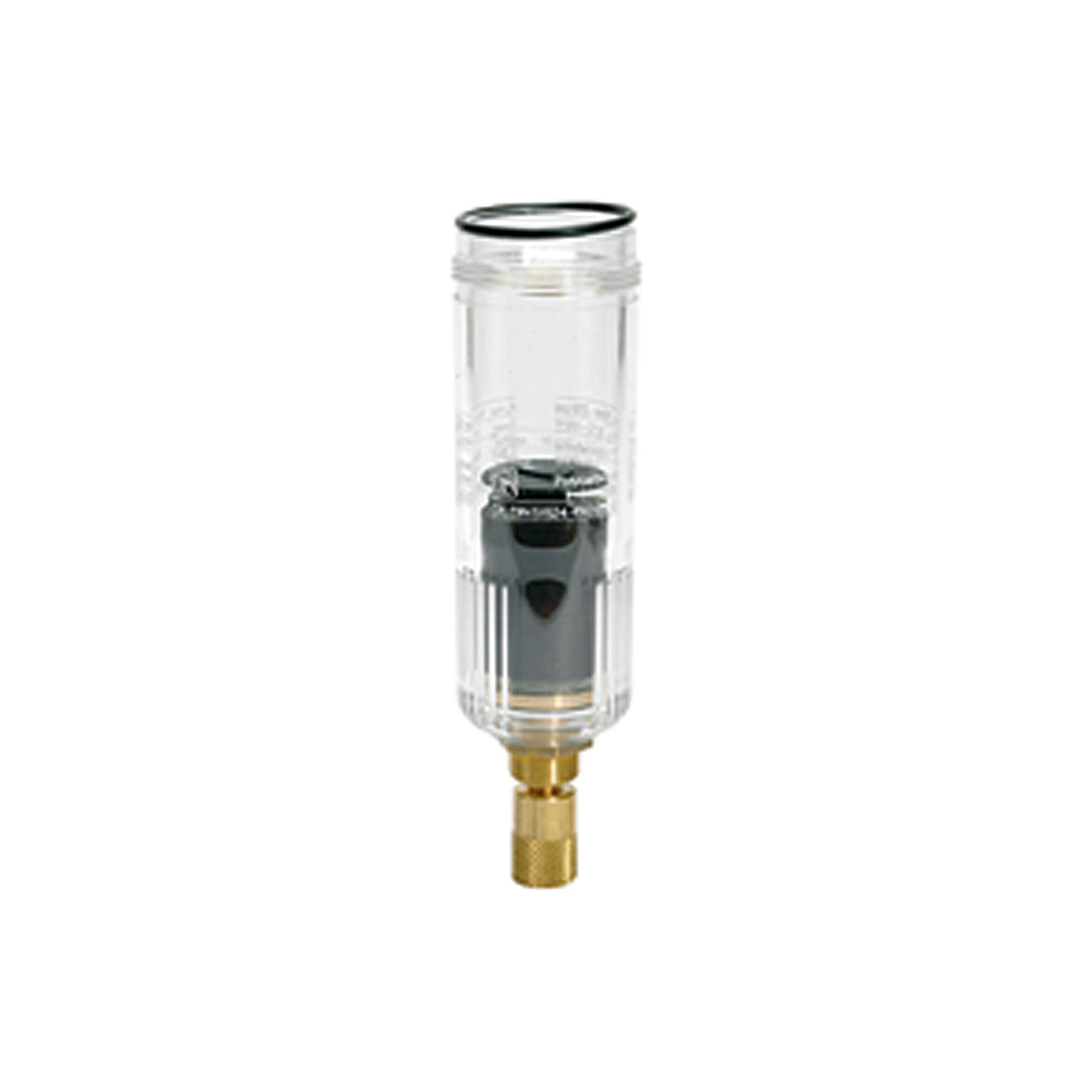 Polycarbonate container, incl. O-ring, fully autom. bleeder valve - Riegler 100361