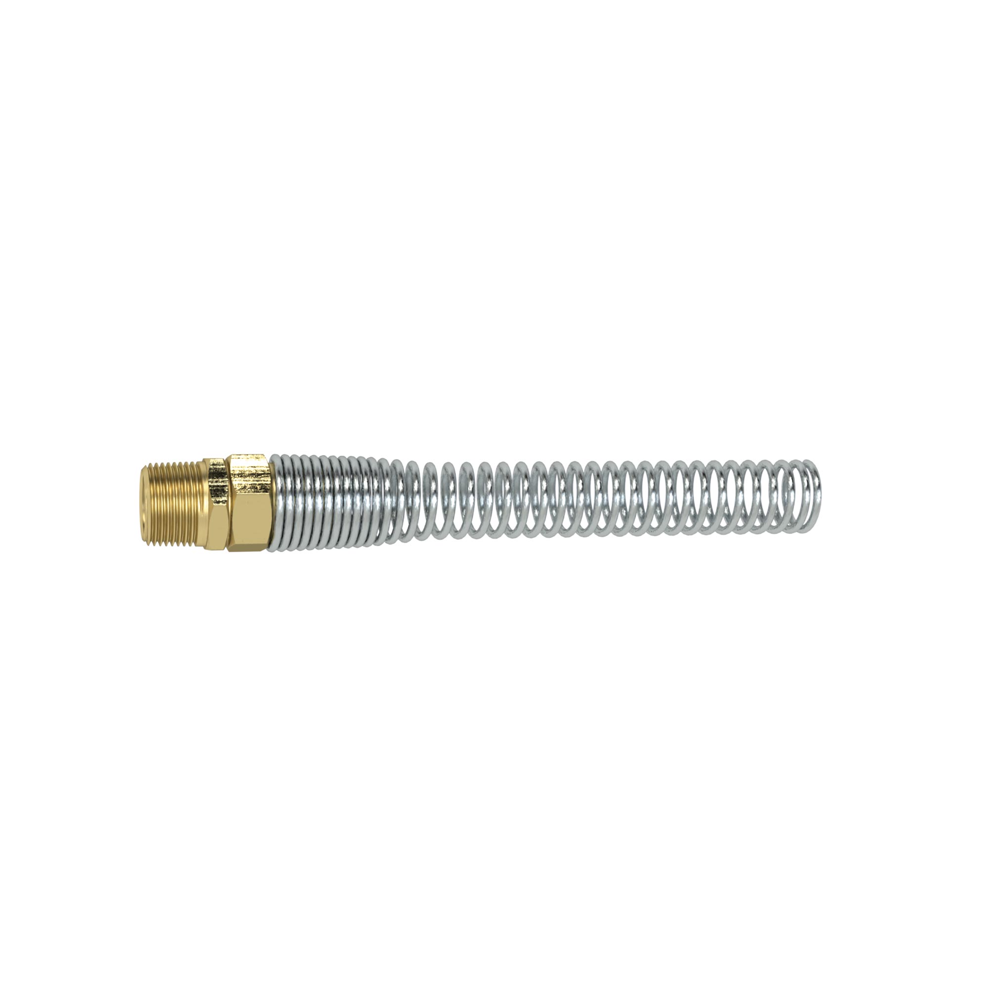 Starre Verschraubung, Knickschutzfeder, G 1/4, Schlauch-Ø 10x8 - Riegler 159797