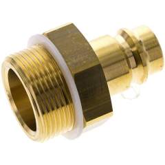 Kupplungsstecker (NW19) G 1-1/4"(AG), Messing