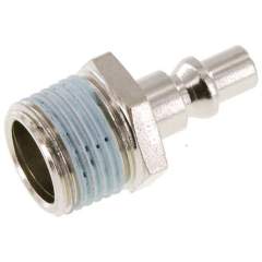 Kupplungsstecker (ARO/ORION) R 1/2"(AG), Stahl gehärtet & vernickelt