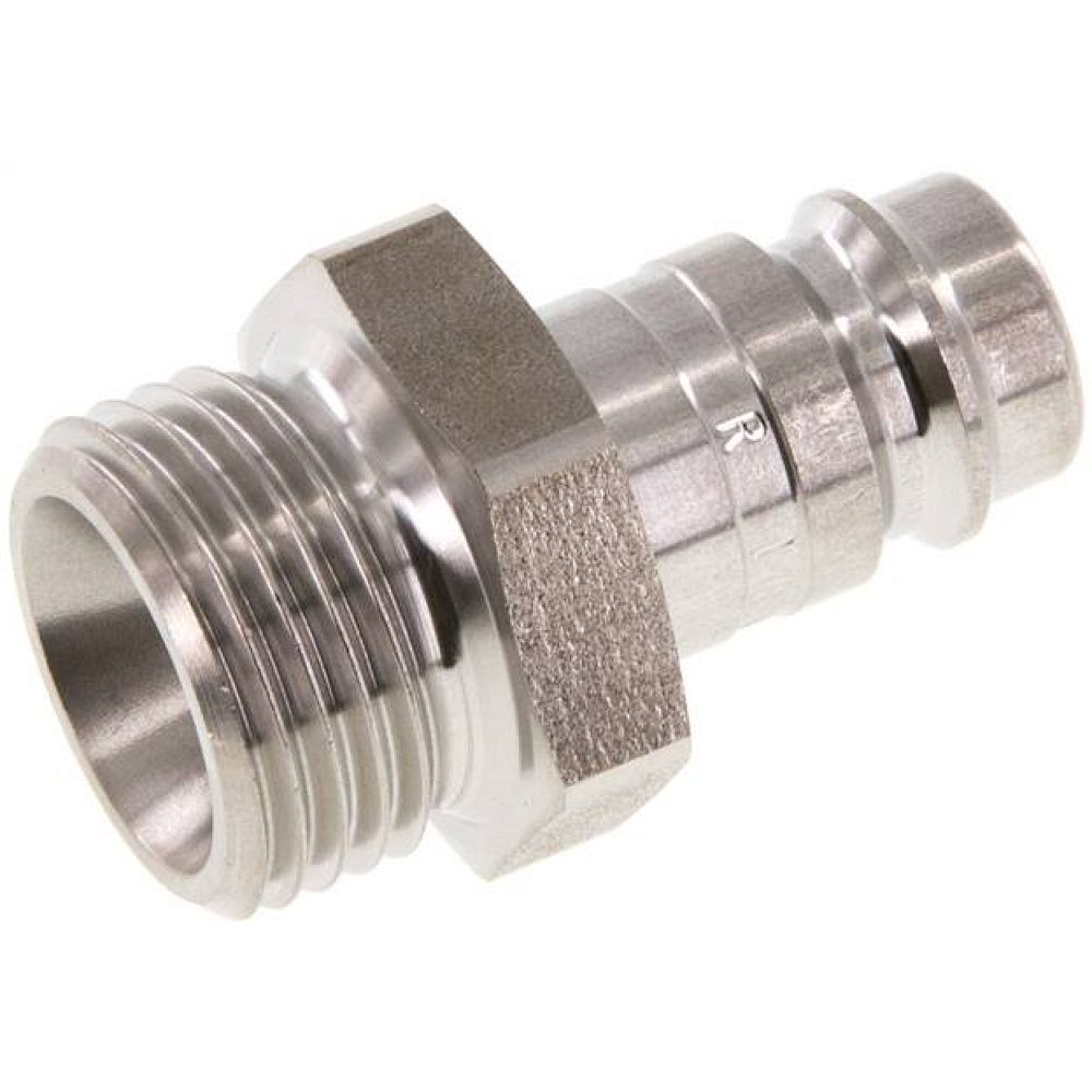 Kupplungsstecker (NW10) G 1/2"(AG), Edelstahl