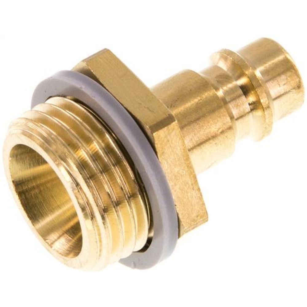 Kupplungsstecker (NW7,2) G 1/2"(AG), Messing