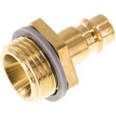 Kupplungsstecker (NW7,2) G 1/2"(AG), Messing