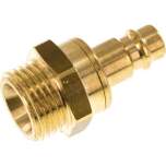 Kupplungsstecker (NW7,2) G 1/2"(AG), Messing