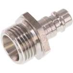 Kupplungsstecker (NW7,2) G 1/2"(AG), Edelstahl
