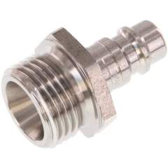 Kupplungsstecker (NW7,2) G 1/2"(AG), Edelstahl