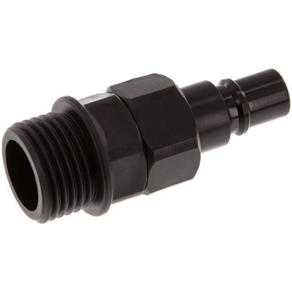 Parker KSG 12 NW7 PO BA. Kupplungsstecker (NW7,2) G 1/2", POM absperrend