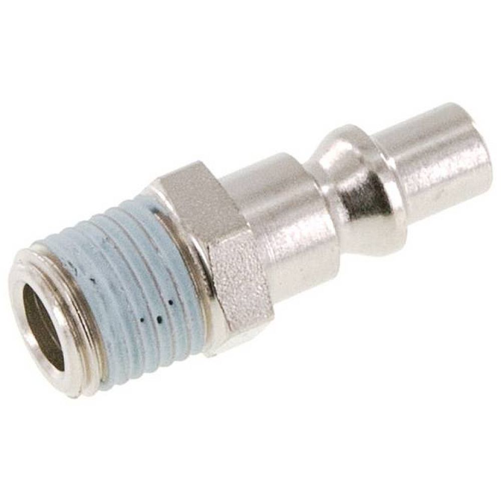 Kupplungsstecker (ARO/ORION) R 1/4"(AG), Stahl gehärtet & vernickelt