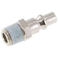 Kupplungsstecker (ARO/ORION) R 1/4"(AG), Stahl gehärtet & vernickelt