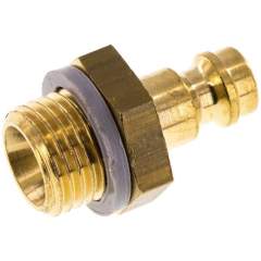 Kupplungsstecker (NW5) G 1/4"(AG), Messing