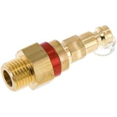 Parker KSG 14 NW5 BA-ROC. Kupplungsstecker (NW5) G 1/4"(AG), rot, Achteck SW10