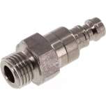 Kupplungsstecker (NW5) G 1/4"(AG), Edelstahl