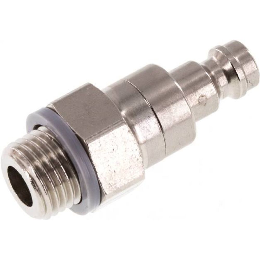 Kupplungsstecker (NW5) G 1/4"(AG), Messing vernickelt