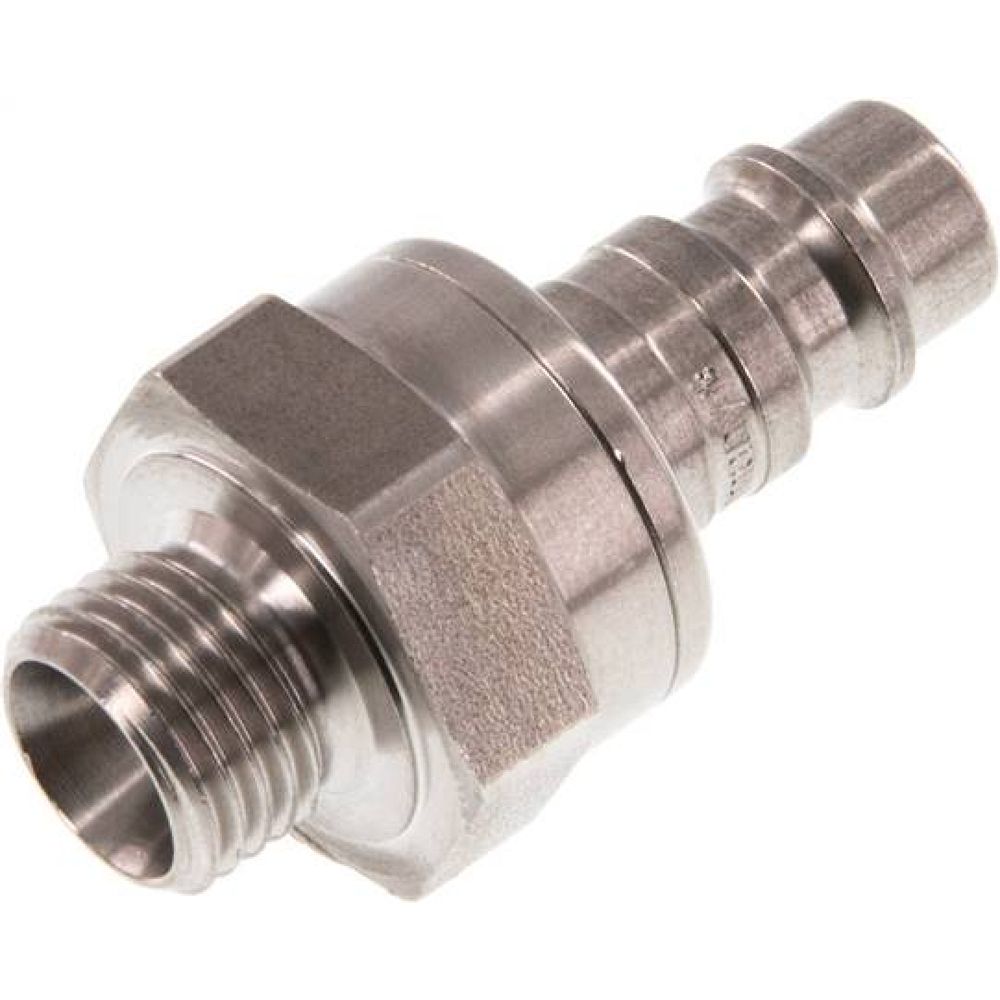 Kupplungsstecker (NW7,2) G 1/4"(AG), Edelstahl