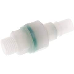 Parker KSG 14 NW7 PV BA. Kupplungsstecker (NW7,2) G 1/4", PVDF absperrend