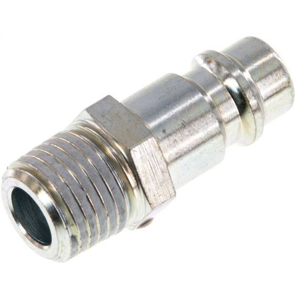 Kupplungsstecker (NW7,2) R 1/4"(AG), Stahl gehärtet & verzinkt