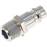 Kupplungsstecker (NW7,2) R 1/4"(AG), Stahl gehärtet & verzinkt