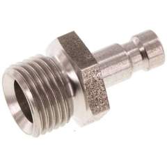 Kupplungsstecker (NW2,7) G 1/8"(AG), Edelstahl