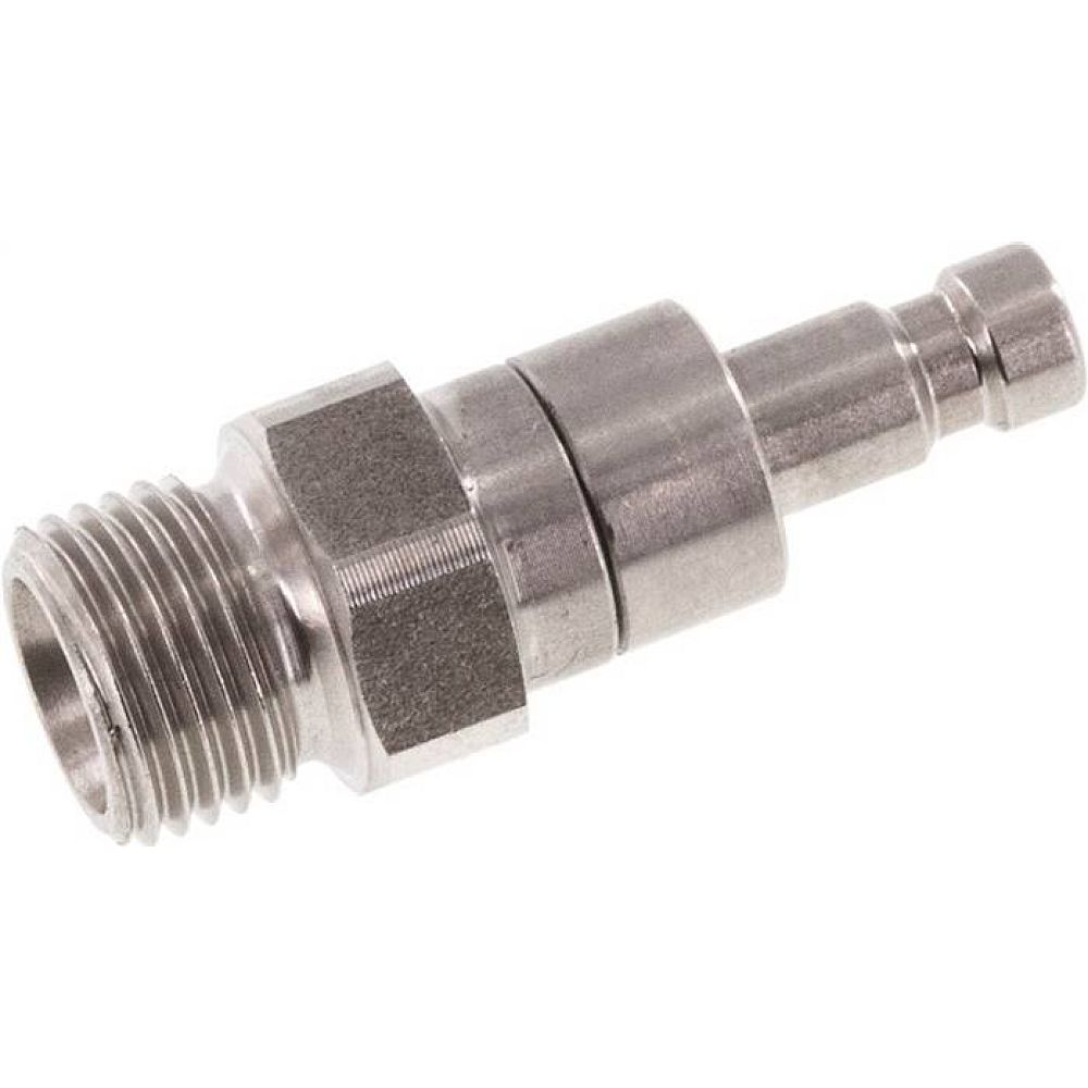 Kupplungsstecker (NW2,7) G 1/8"(AG), Edelstahl