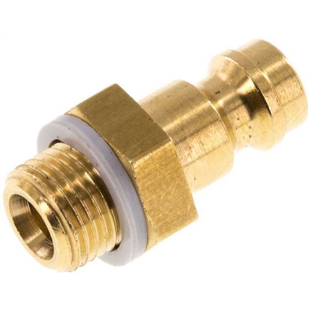 Kupplungsstecker (NW5) G 1/8"(AG), Messing