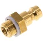 Kupplungsstecker (NW5) G 1/8"(AG), Messing