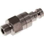 Kupplungsstecker (NW5) G 1/8"(AG), Edelstahl