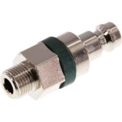 Parker KSG 18 NW5 MSV-GR. Kupplungsstecker (NW5) G 1/8"(AG), Messing vernickelt