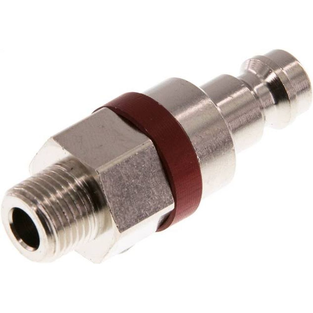 Parker KSG 18 NW5 MSV-RO. Kupplungsstecker (NW5) G 1/8"(AG), Messing vernickelt