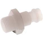 Parker KSG 18 NW5 PV. Kupplungsstecker (NW5) G 1/8", PVDF