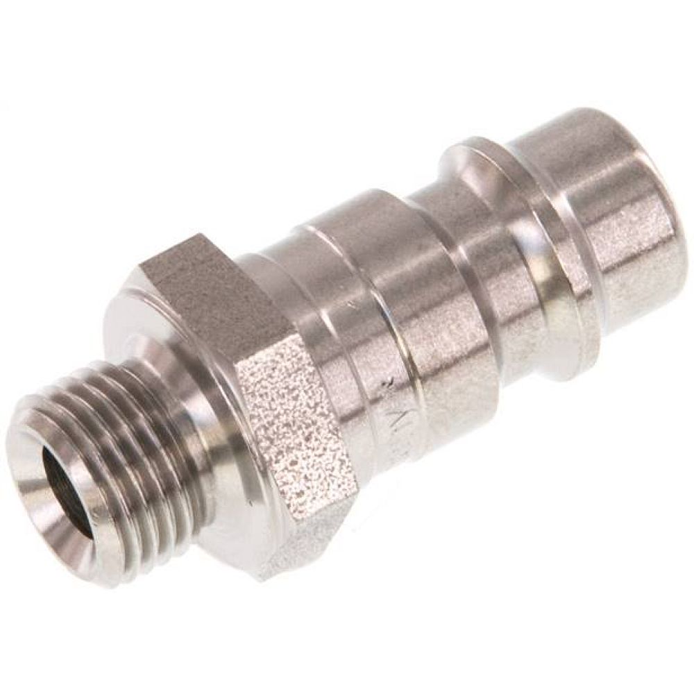 Kupplungsstecker (NW7,2) G 1/8"(AG), Edelstahl