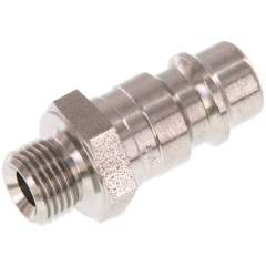 Kupplungsstecker (NW7,2) G 1/8"(AG), Edelstahl