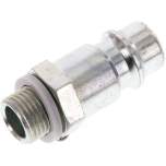 Kupplungsstecker (NW7,2) G 1/8"(AG), Stahl gehärtet & verzinkt