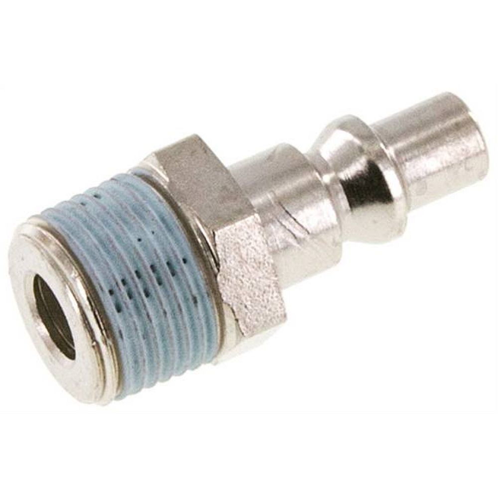 Kupplungsstecker (ARO/ORION) R 3/8"(AG), Stahl gehärtet & vernickelt