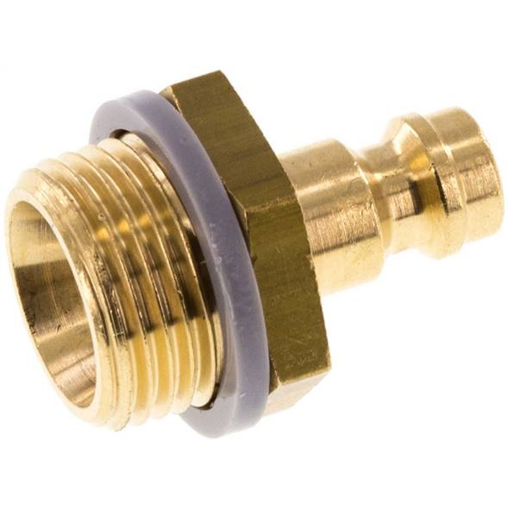 Kupplungsstecker (NW5) G 3/8"(AG), Messing