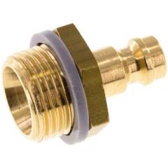 Kupplungsstecker (NW5) G 3/8"(AG), Messing