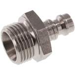Kupplungsstecker (NW5) G 3/8"(AG), Edelstahl