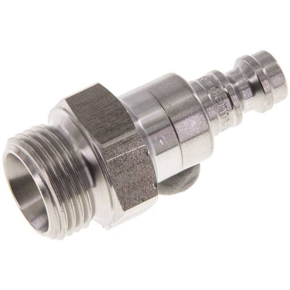 Kupplungsstecker (NW5) G 3/8"(AG), Edelstahl