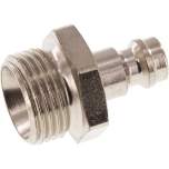 Parker KSG 38 NW5 ST. Kupplungsstecker (NW5) G 3/8"(AG), Stahl verzinkt