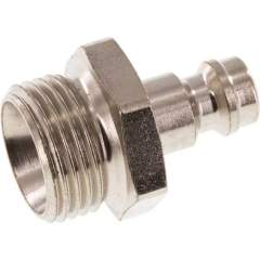 Parker KSG 38 NW5 ST. Kupplungsstecker (NW5) G 3/8"(AG), Stahl verzinkt