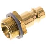 Kupplungsstecker (NW7,2) G 3/8"(AG), Messing