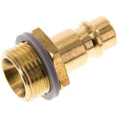 Kupplungsstecker (NW7,2) G 3/8"(AG), Messing