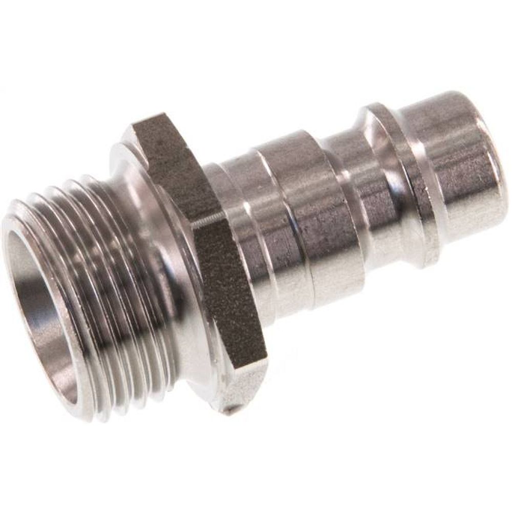 Kupplungsstecker (NW7,2) G 3/8"(AG), Edelstahl